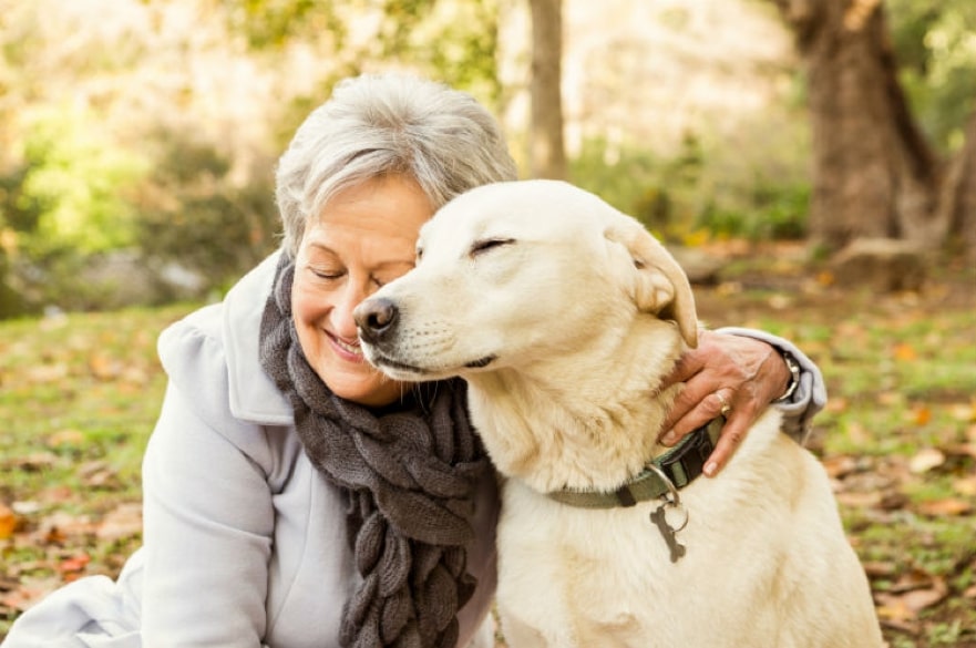 Woman With Dog